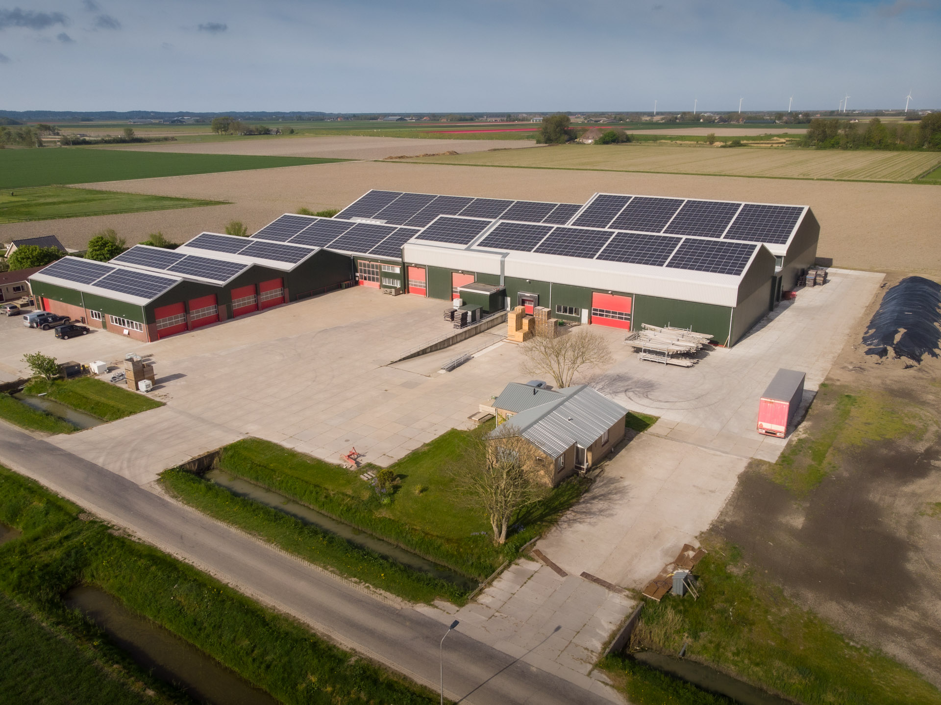 Nieuwbouw bewaarloods / mechanisatie opslag